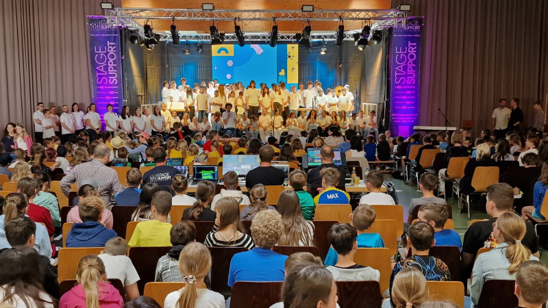 Kinderchor der NöMS Drosendorf / Zissersdorf