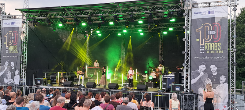 100 Jahre Stadt Raabs Open-Air - Ina Regen & Band