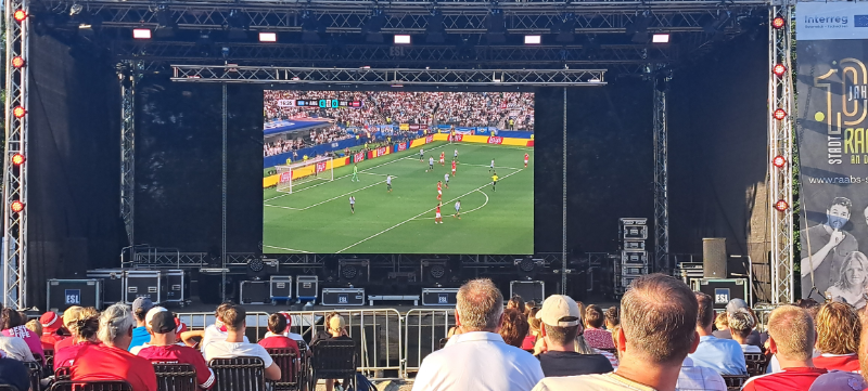 100 Jahre Stadt Raabs Open-Air - Public Viewing AUT - ARG