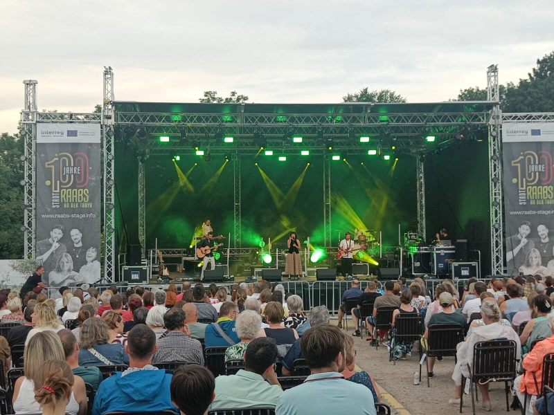 100 Jahre Stadt Raabs Open-Air - Ina Regen & Band